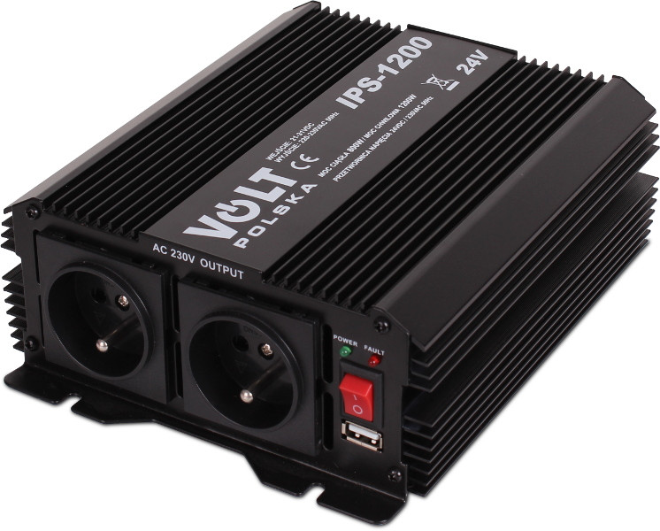 PRZETWORNICA VOLT POLSKA IPS-1200 24V 230V 800/1200W-1895040