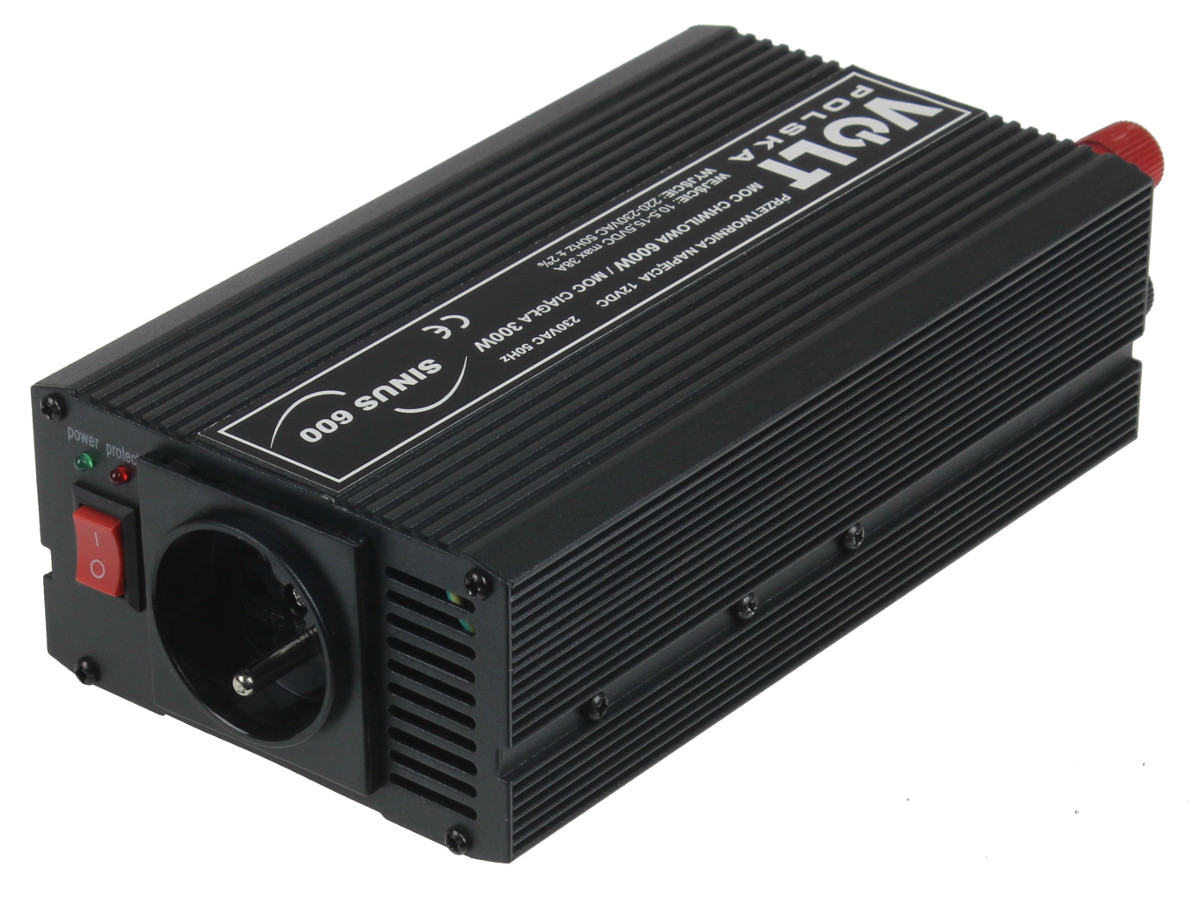 PRZETWORNICA VOLT POLSKA SINUS 600 12V / 230V 300/600W-1891477
