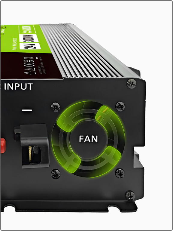 PRZETWORNICA NAPIĘCIA Green Cell PowerInverter LCD 24V / 230V 3000/6000W CZYSTA SINUSOIDA-1936788