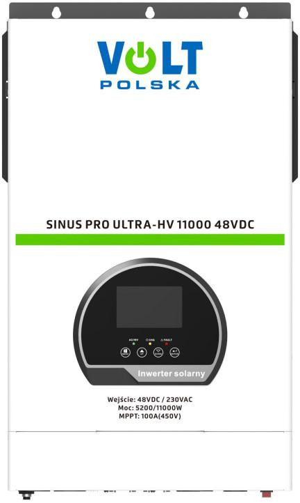Przetwornica inwerter solarny Volt Polska SinusPro Ultra-HV 11000 48V/230V 5200/11000W 100A MPPT (45-1914868