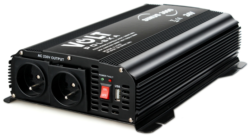 PRZETWORNICA VOLT POLSKA SINUS 3000 24V / 230V 1500/3000W-1874375