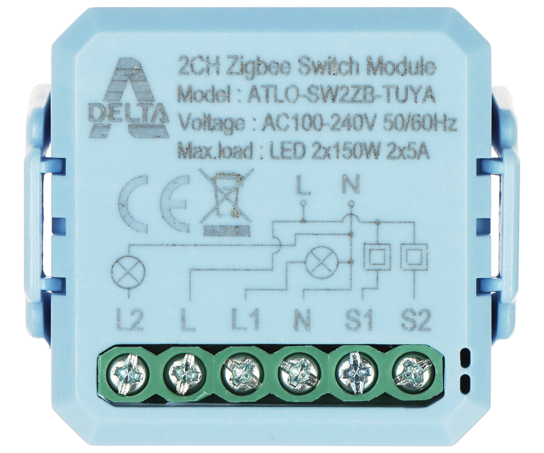 INTELIGENTNY PRZEŁĄCZNIK ATLO-SW2ZB-TUYA ZigBee, Tuya Smart-1769105