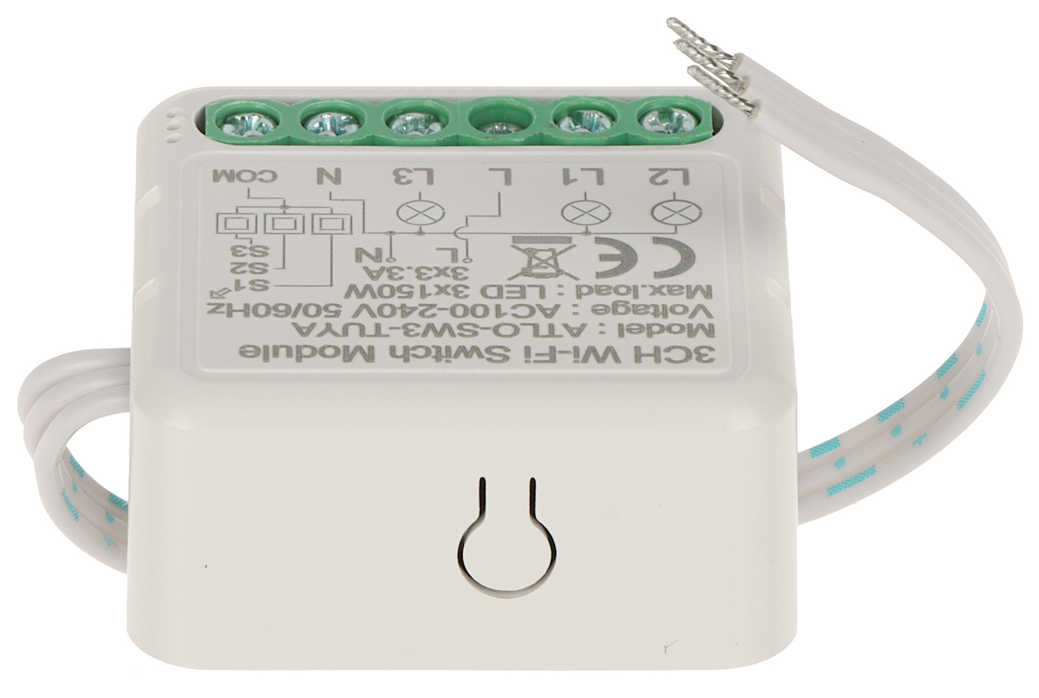 POTRÓJNY INTELIGENTNY STEROWNIK OŚWIETLENIA LED ATLO-SW3-TUYA Wi-Fi, Tuya Smart-1568790