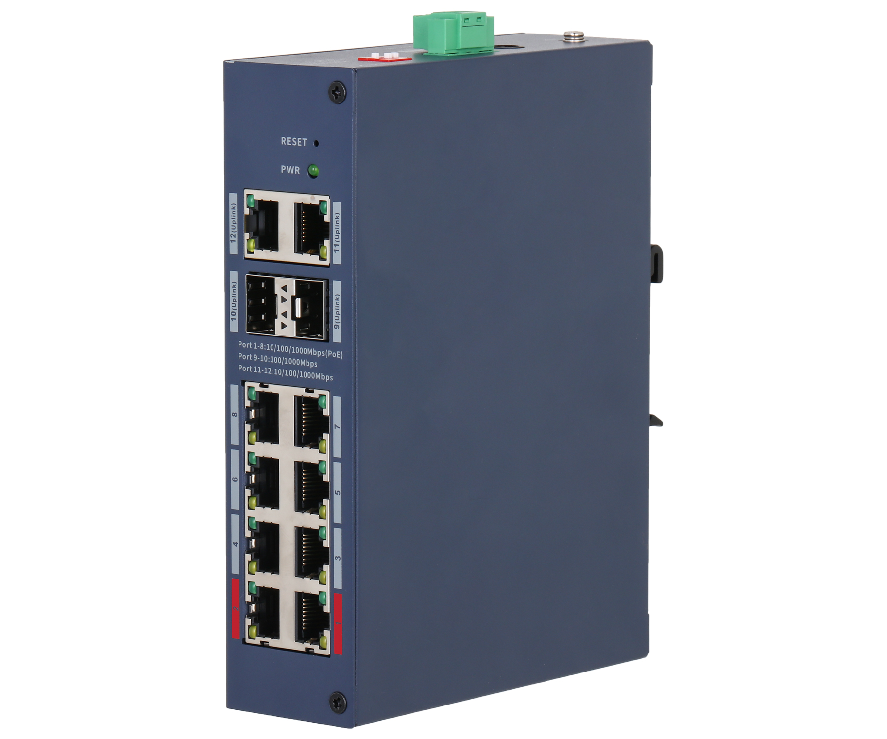 ZARZĄDZALNY SWITCH PRZEMYSŁOWY POE CHS4212-8GT-110 8-PORTOWY + 2X UPLINK + 2X SFP DAHUA-1868888