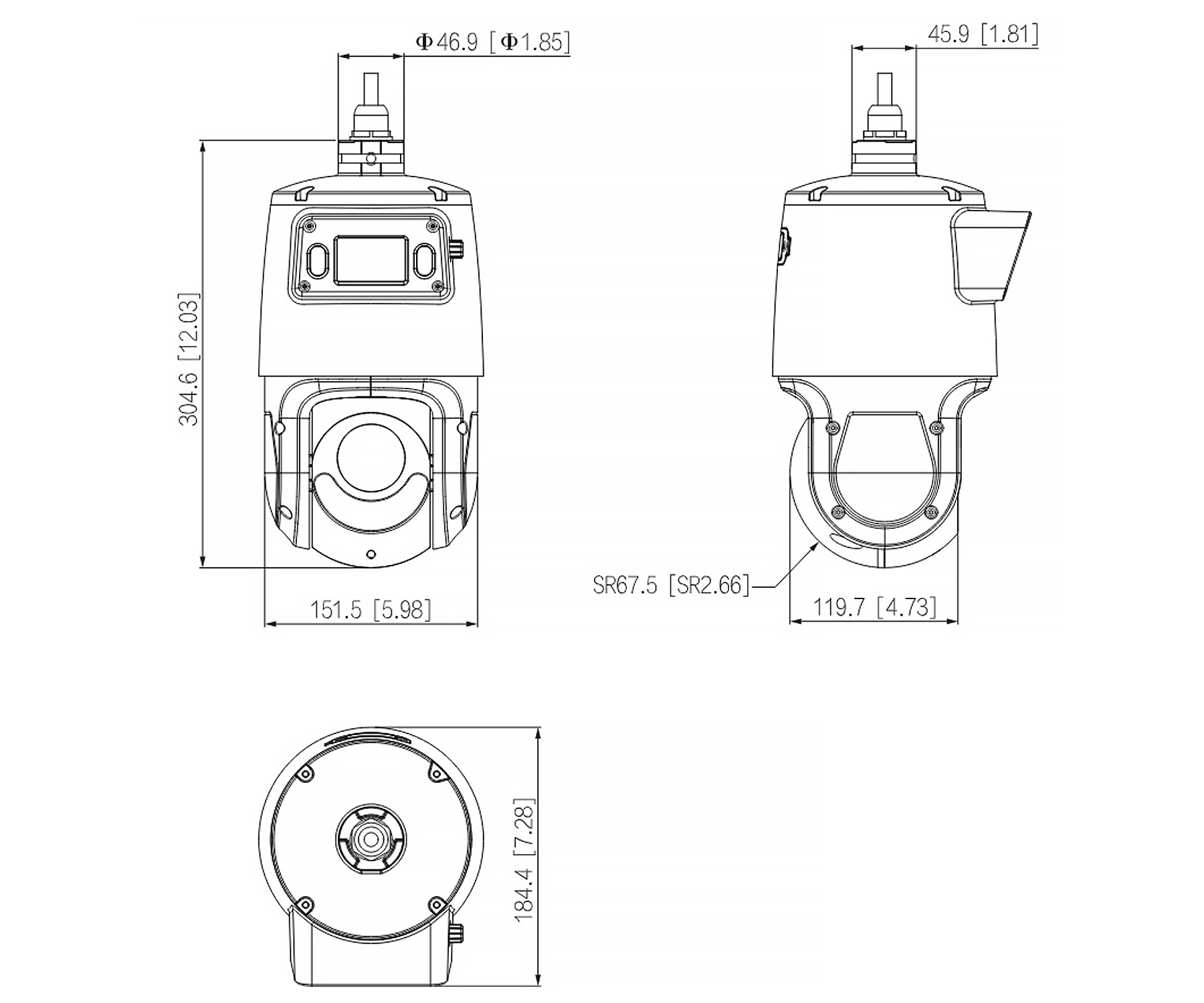 KAMERA IP SZYBKOOBROTOWA SDT4E425-4F-GB-A-PV1-S2 PANORAMICZNA TiOC WizSense Smart Dual Light - 4Mpx 5... 125mm, 2.8mm DAHUA-1883297