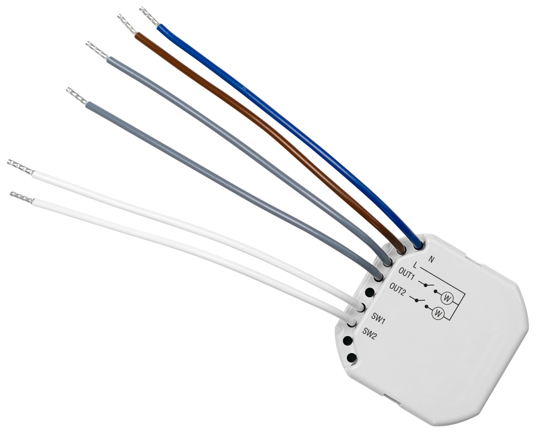 BEZPRZEWODOWY DWUKANAŁOWY STEROWNIK 230V AC ASW-220 (Smart 2-CH Relay) ABAX/ABAX2 SATEL-1971794