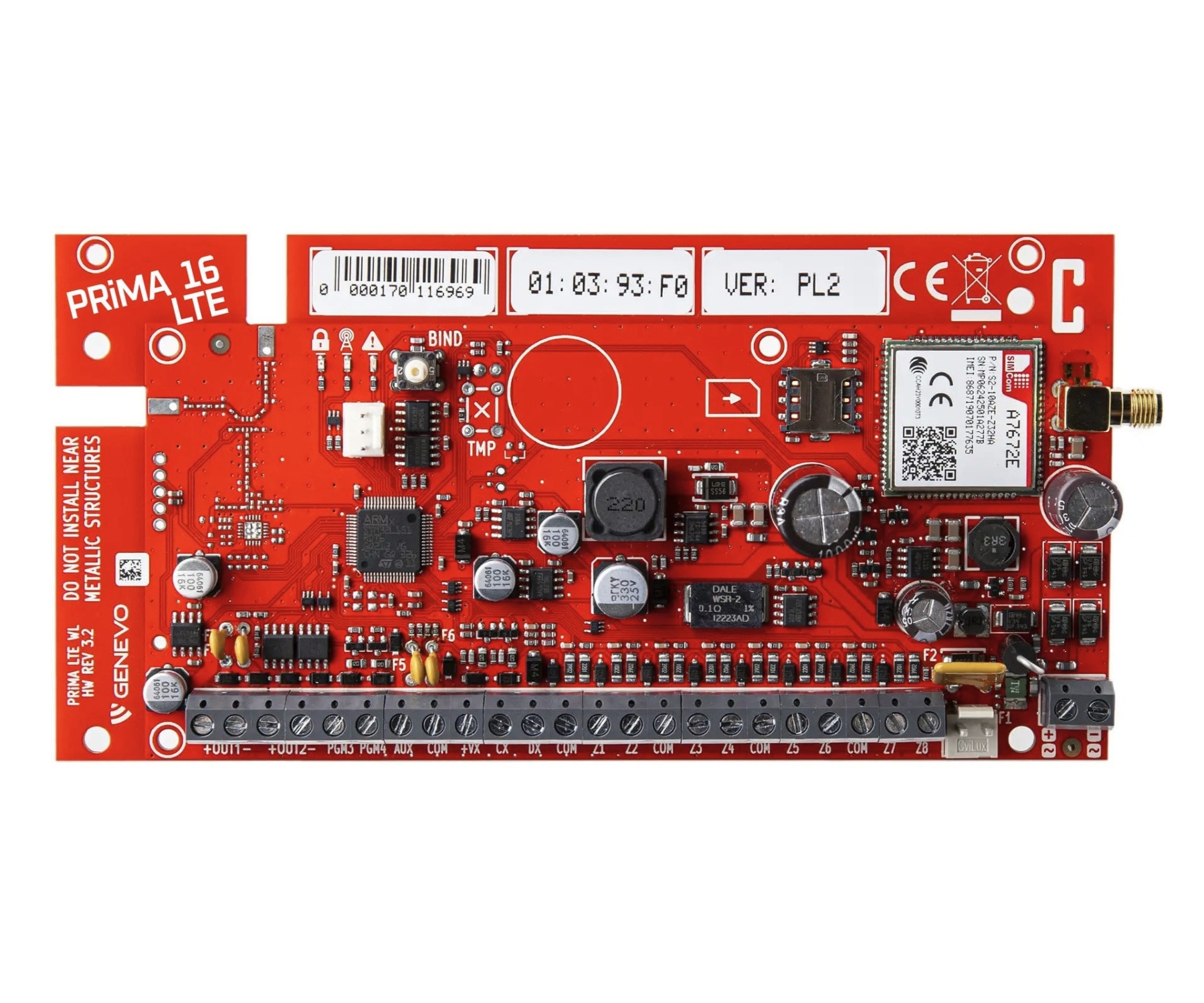 CENTRALA ALARMOWA PRIMA16LTE-BOX GENEVO-1972134