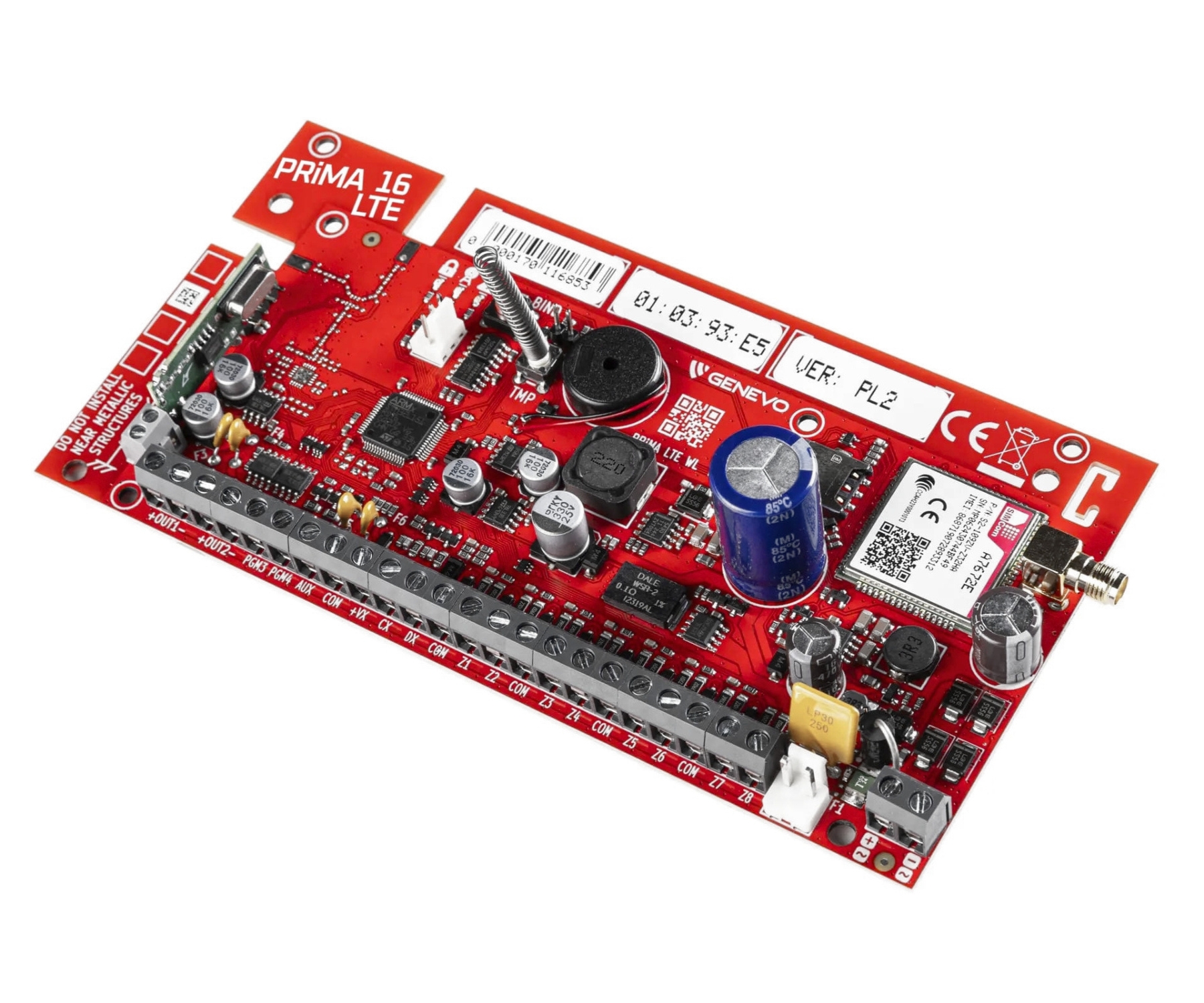 CENTRALA ALARMOWA PRIMA16LTE-RX-BOX GENEVO-1955119