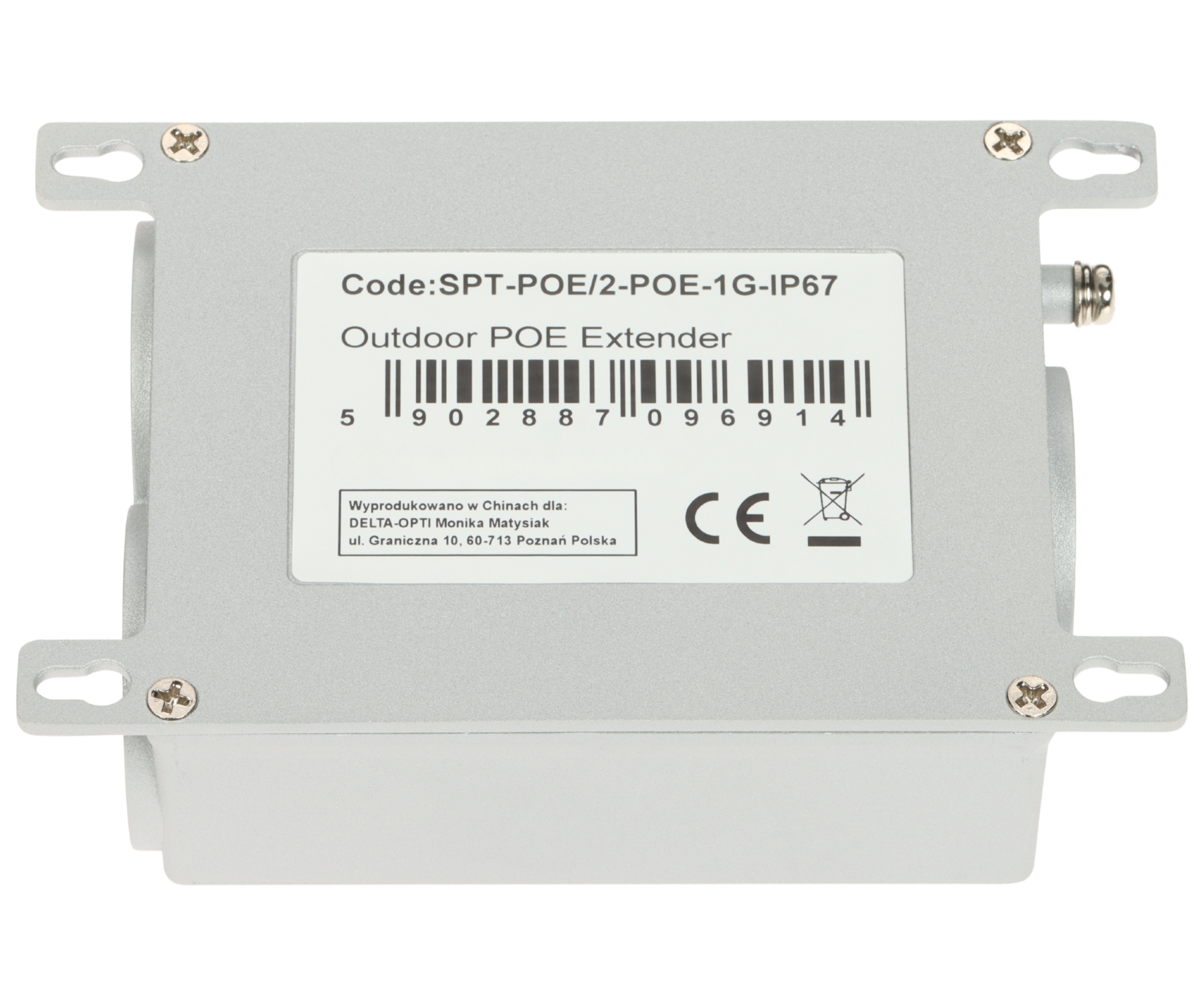 EXTENDER ETHERNET+PoE SPT-POE/2-POE-1G-IP67-1869186